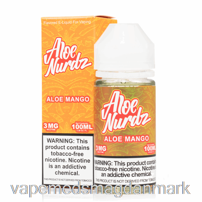 Engangs Vape Danmark Aloe Mango - Cloud Nurdz - 100ml 6mg